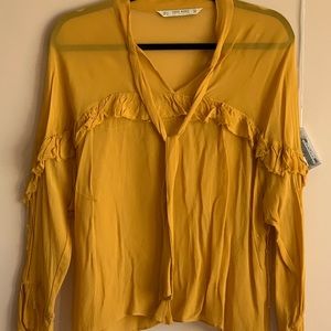 ZARA Chiffon Top